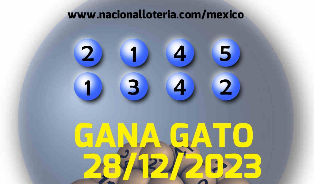 Resultados del Gana Gato del Jueves 28 de Diciembre de 2023