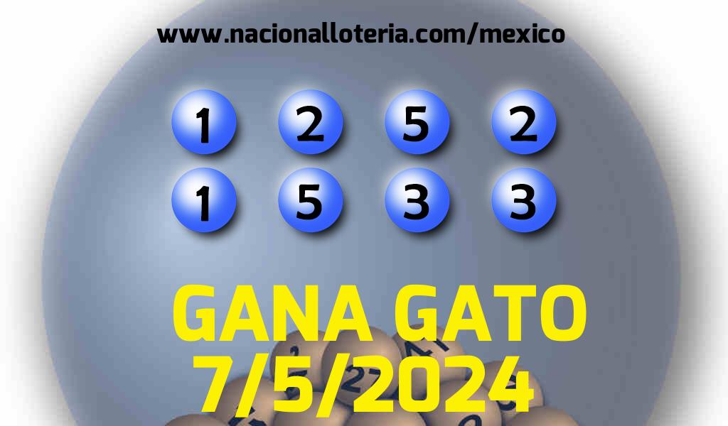 Resultados del Gana Gato del Martes 7 de Mayo de 2024