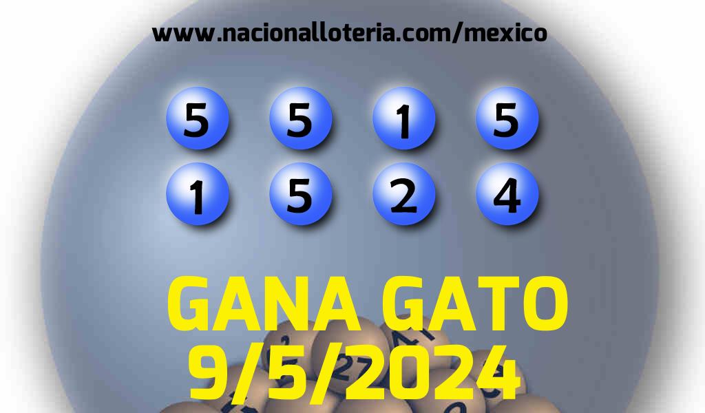 Resultados del Gana Gato del Jueves 9 de Mayo de 2024