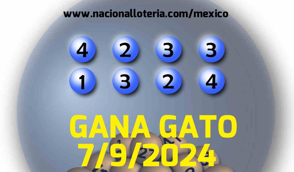 Resultados del Gana Gato del S&aacute;bado 7 de Septiembre de 2024
