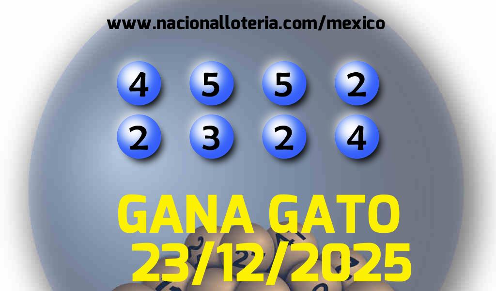Resultados del Gana Gato del Martes 23 de Diciembre de 2025