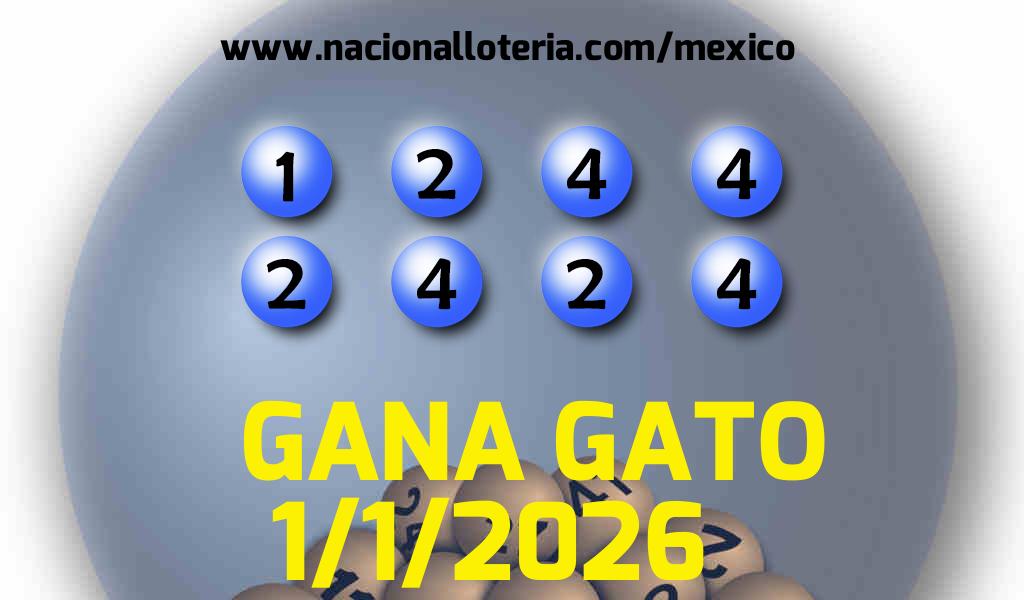 Resultados del Gana Gato del Jueves 1 de Enero de 2026