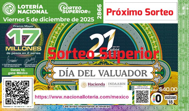 Próximo Sorteo Superior del 2025-12-05