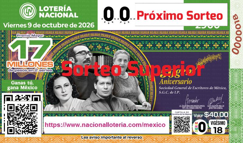 Próximo Sorteo Superior del 2026-10-09
