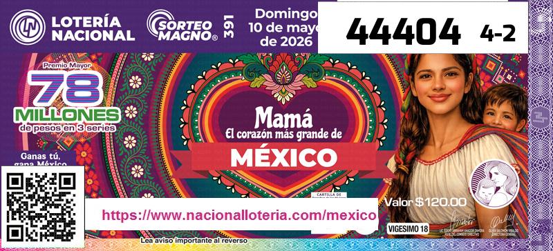 Cachito premiado en la Lotería Nacional del Domingo 10 de Mayo de 2026 Premio Mayor de la Lotería del Domingo 10 de Mayo de 2026