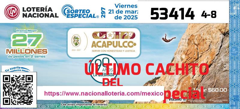 Último Sorteo Especial de la Lotería del Viernes 21 de Marzo de 2025