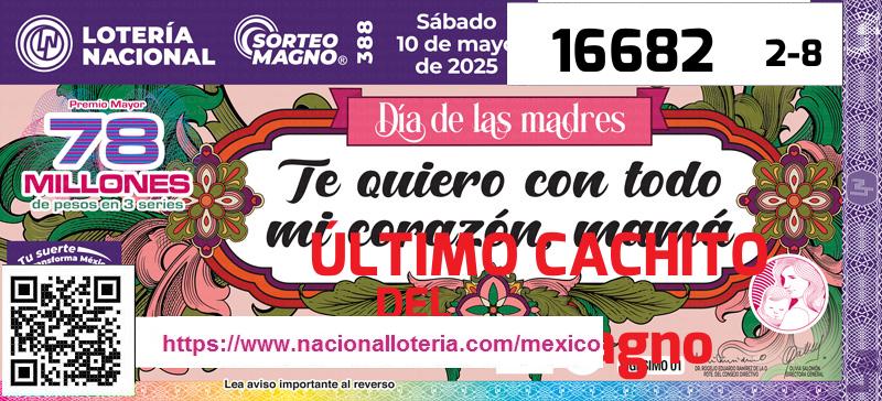 Último Sorteo Magno de la Lotería del Sábado 10 de Mayo de 2025