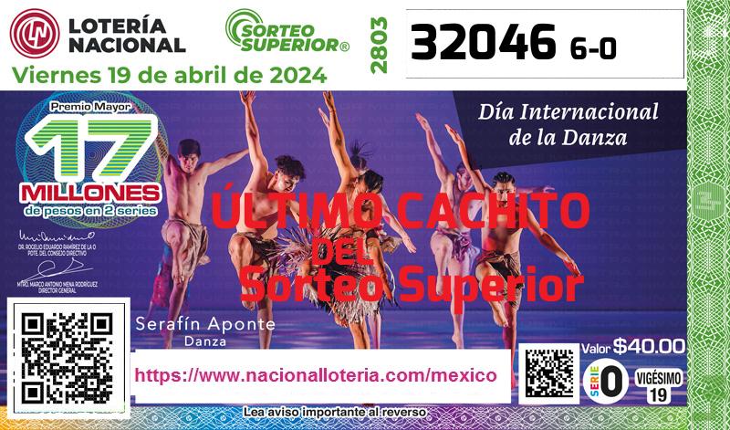 Último Sorteo Superior de la Lotería del Viernes 19 de Abril de 2024