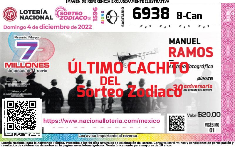 Cachito del último Sorteo Zodiaco premiado en la Lotería Nacional del Domingo 4 de Diciembre de 2022 Último Sorteo Zodiaco de la Lotería del Domingo 4 de Diciembre de 2022