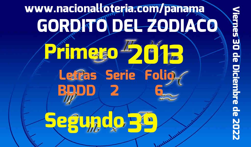 Resultados Gordito del Zodiaco del Viernes 30 de Diciembre de 2022
