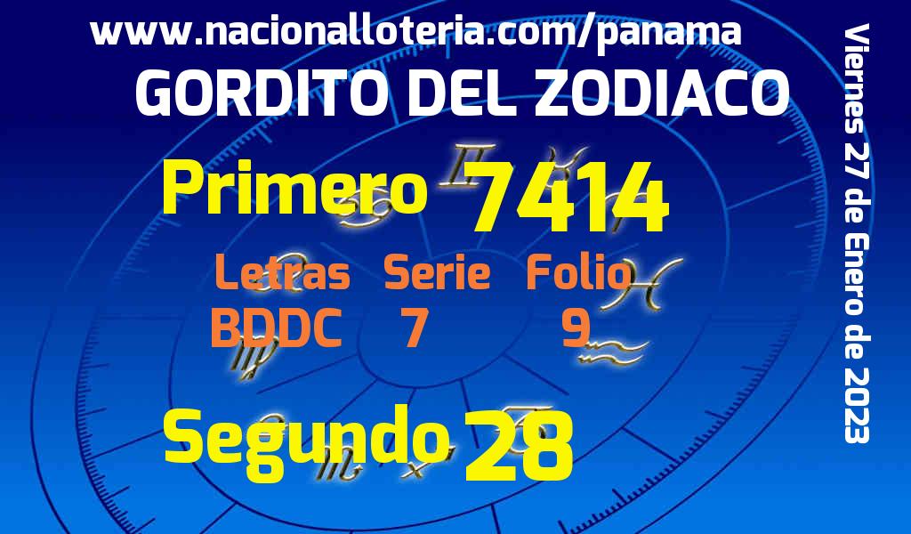 Resultados Gordito del Zodiaco del Viernes 27 de Enero de 2023